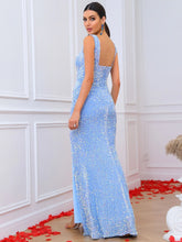 LOVE&LEMONADE Split Thigh Sequin Prom Dress